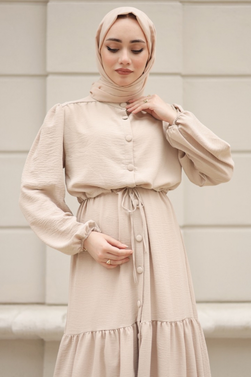 Helsa Bej Elbise