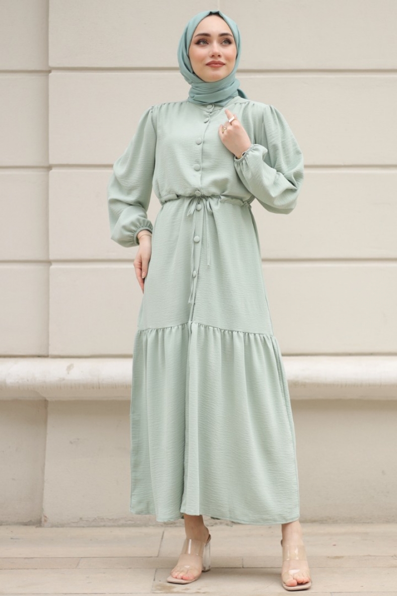 Helsa Mint Yeşili Elbise