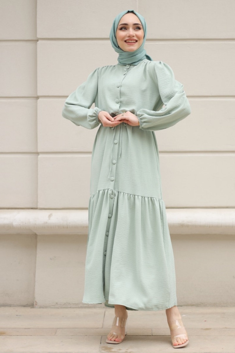 Helsa Mint Yeşili Elbise
