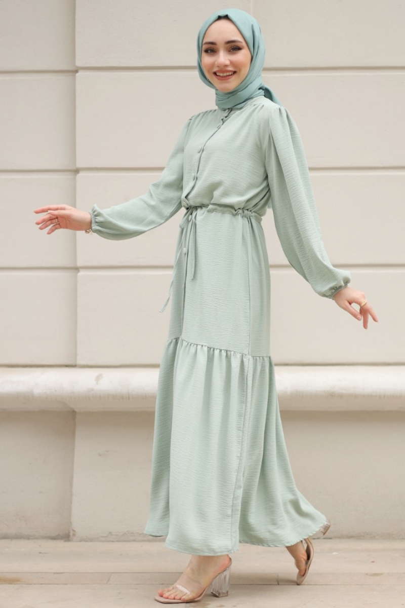 Helsa Mint Yeşili Elbise