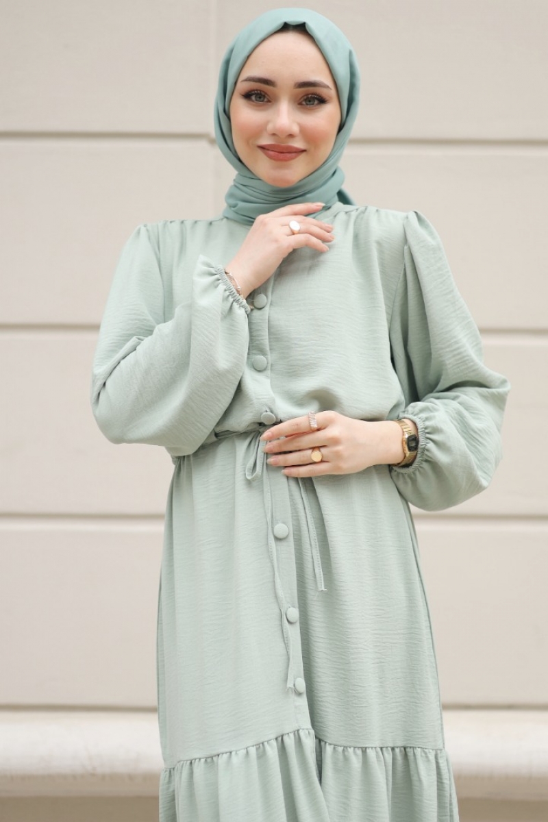 Helsa Mint Yeşili Elbise