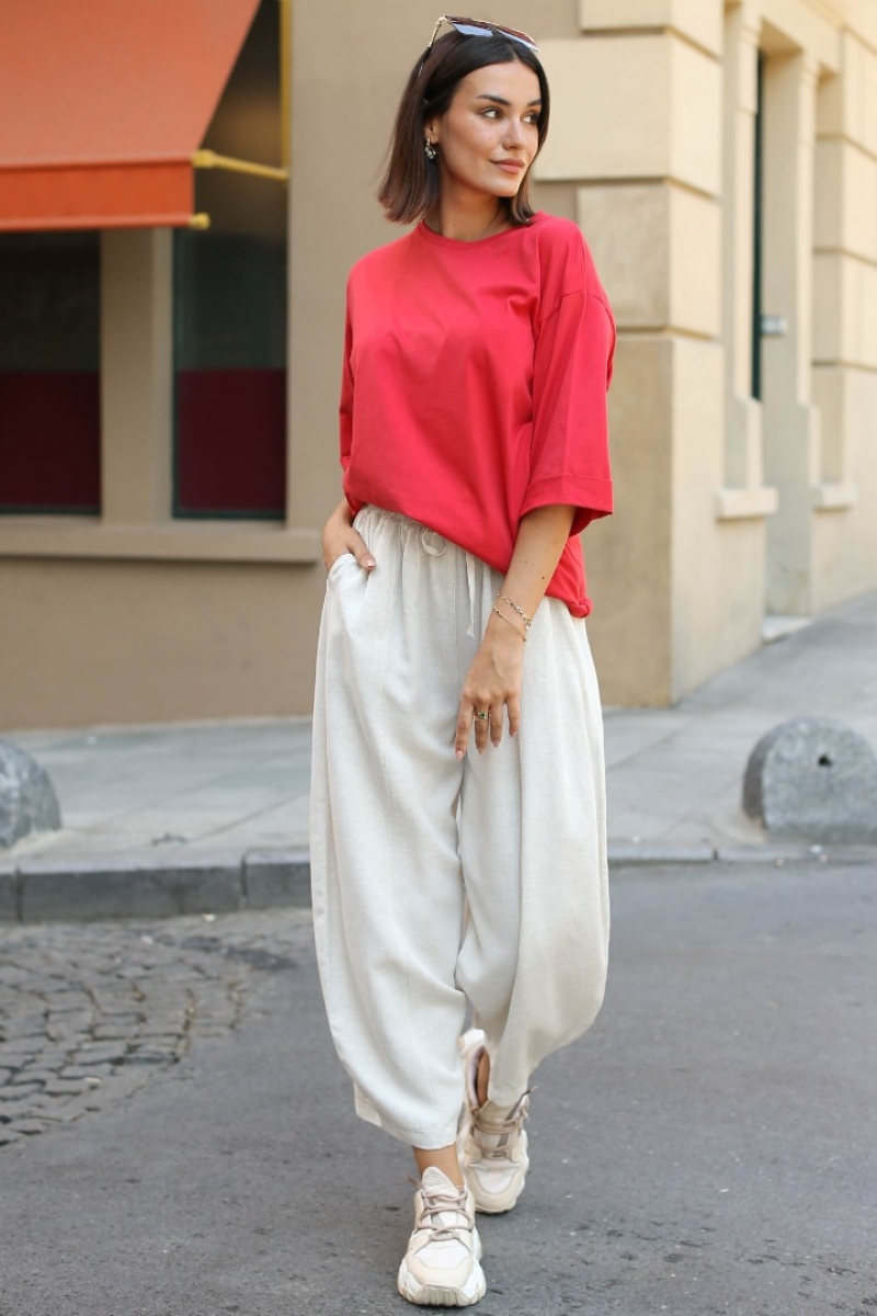 Henry Kırmızı T-Shirt