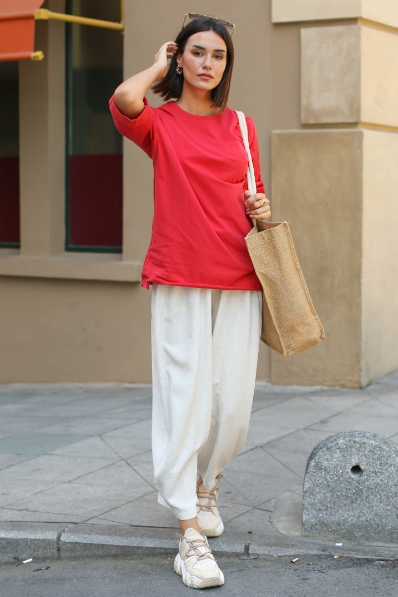 Henry Kırmızı T-Shirt