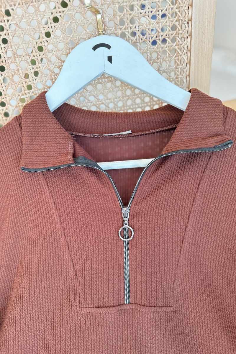 Hüma Kahverengi Tunik