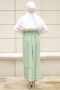 Janset Mint Yeşili Etek