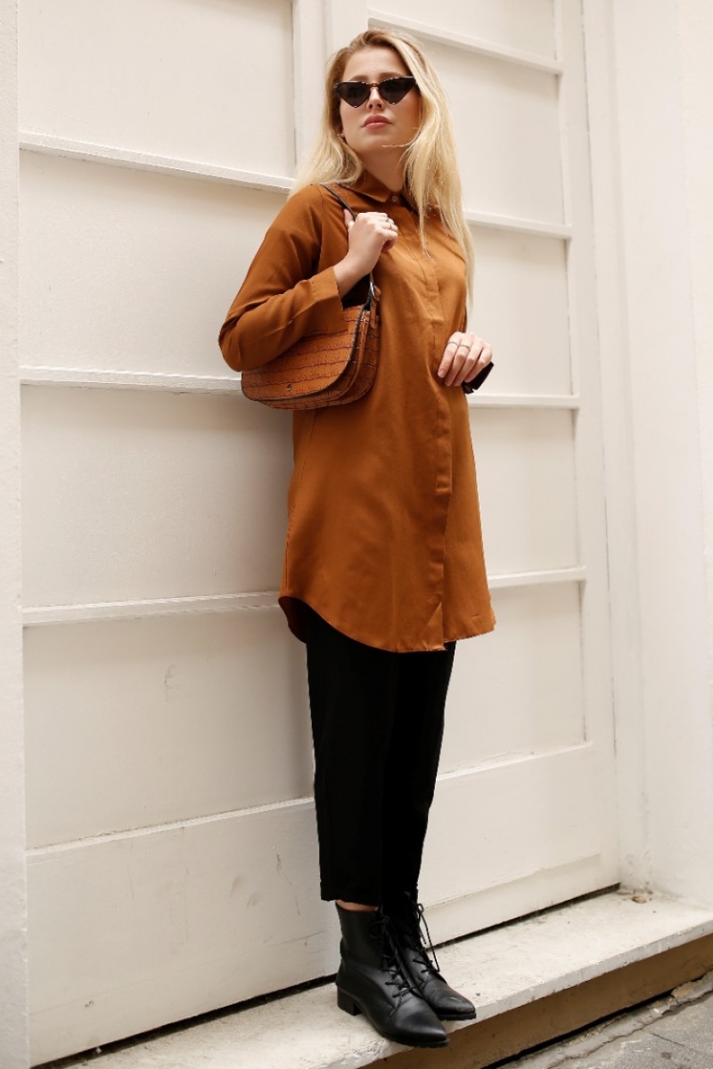 Jasmin Kahverengi Tunik