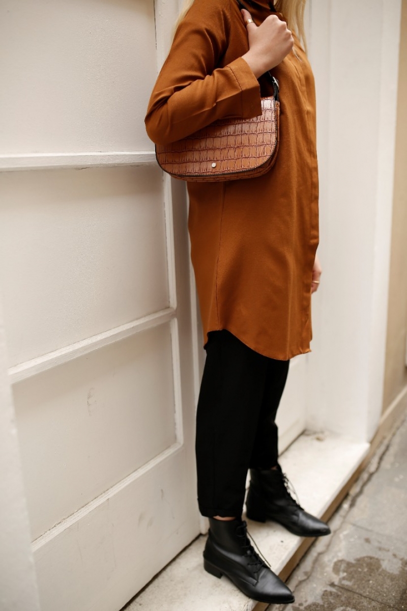 Jasmin Kahverengi Tunik