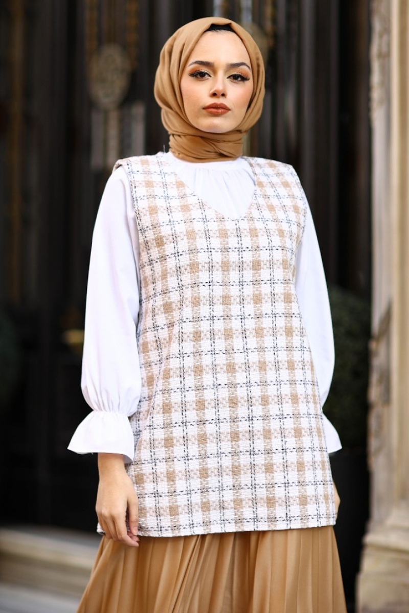 Jerica Bej Tüvit Süveter