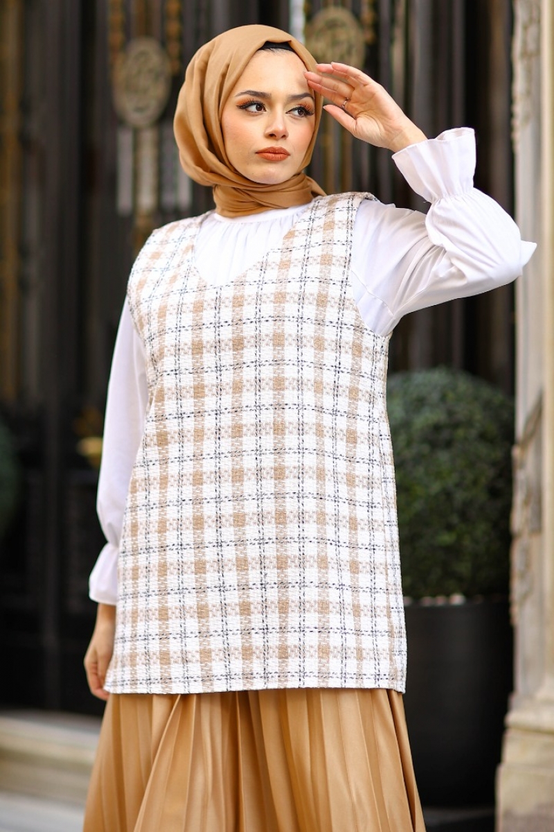 Jerica Bej Tüvit Süveter