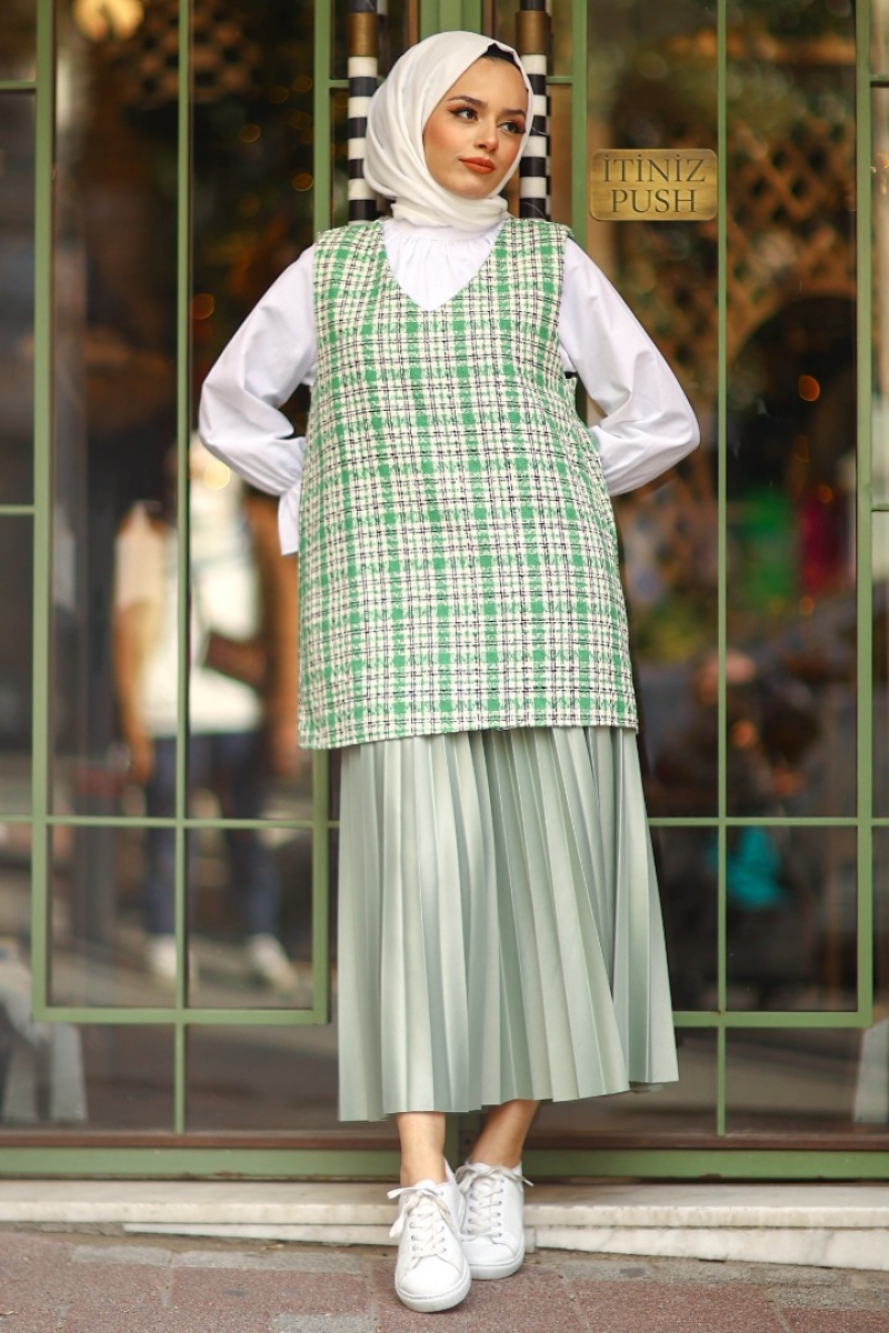 Jerica Açık Yeşil Tüvit Süveter