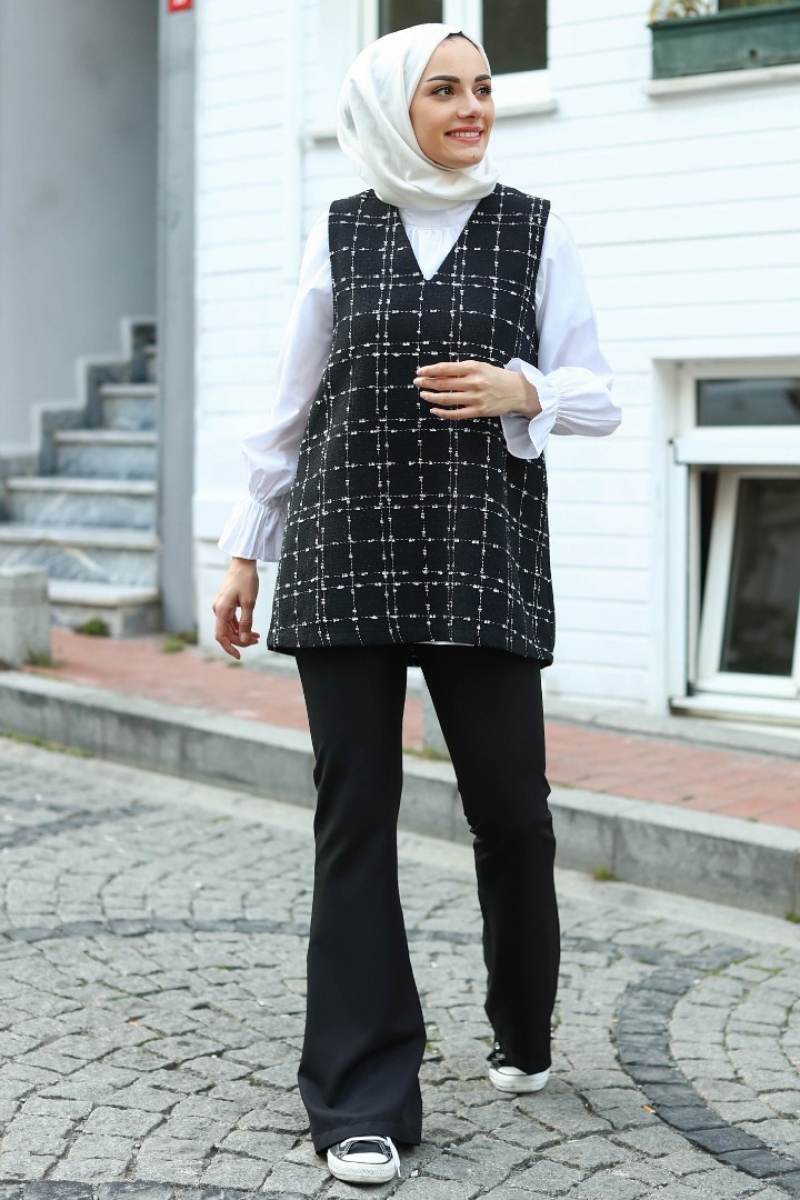 Jerica Siyah Tüvit Süveter