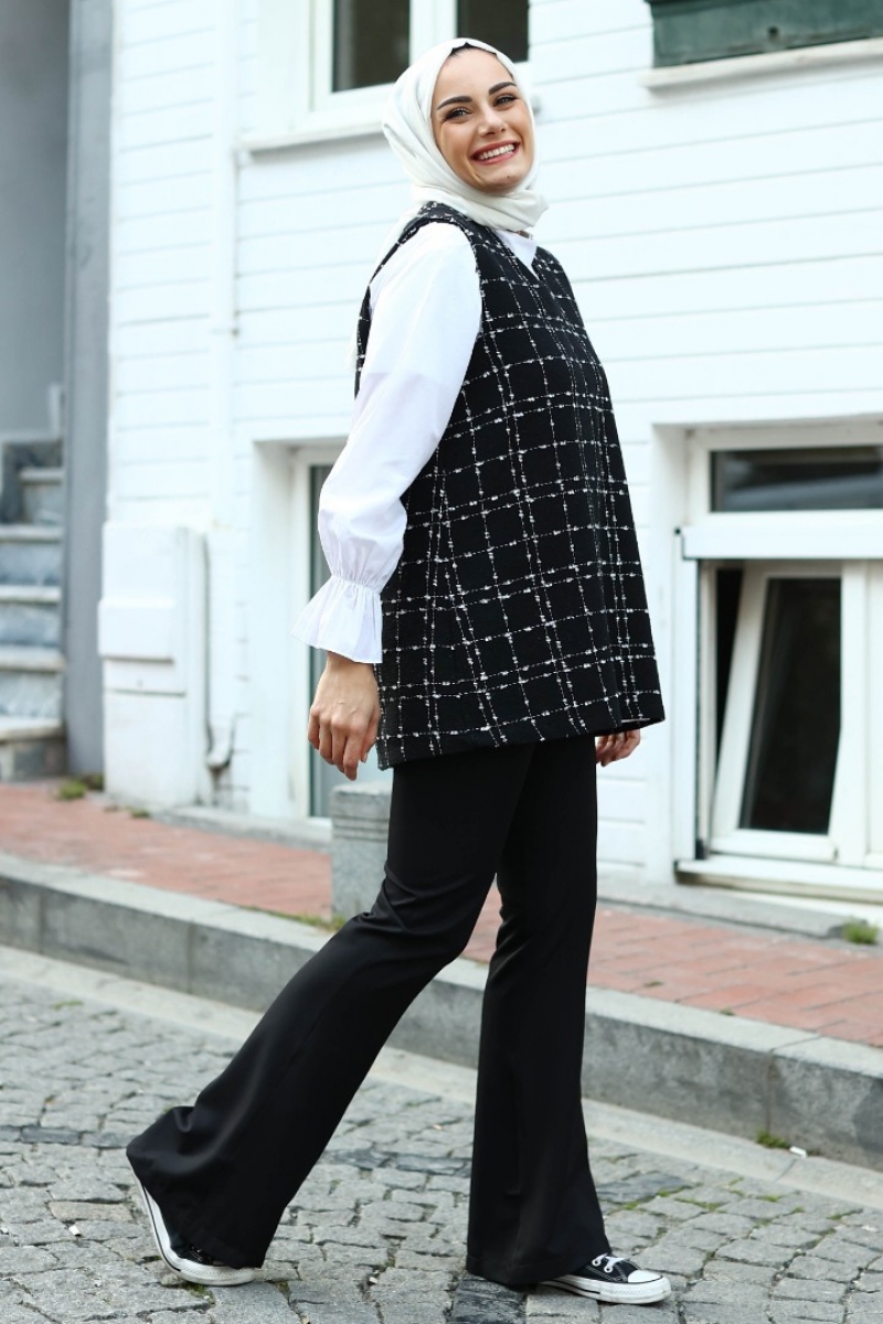 Jerica Siyah Tüvit Süveter