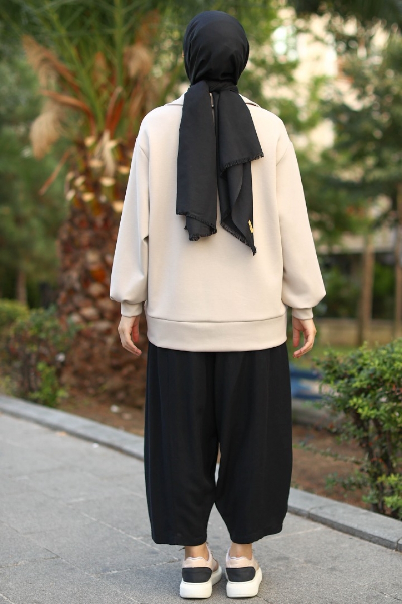 Jiimy Siyah Şalvar Pantolon