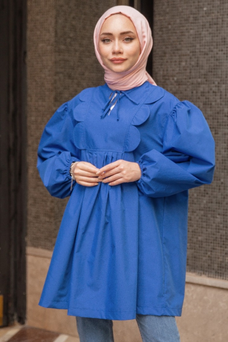 Jimin Saks Mavisi Tunik