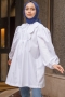 Jimin Beyaz Tunik