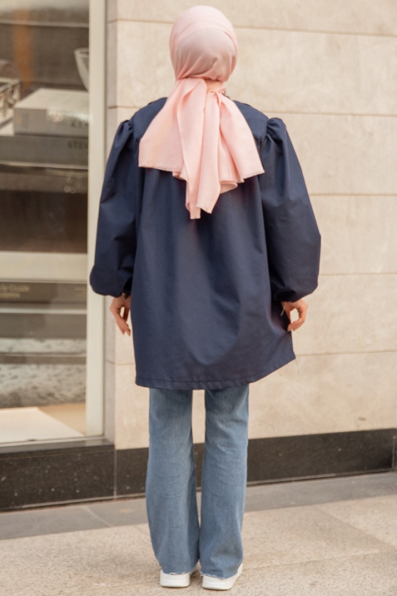 Jimin Lacivert Tunik