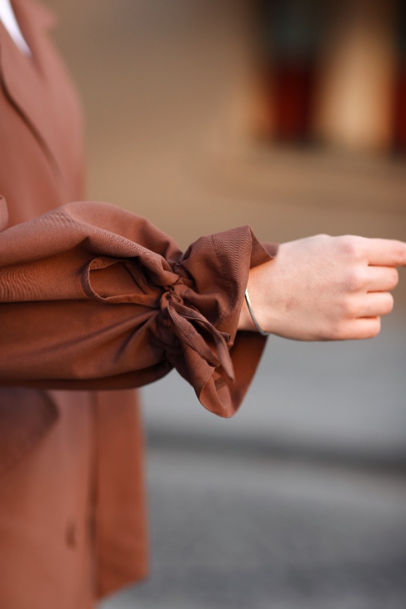 Joynis Kahverengi Trençkot