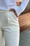 Kante Beyaz Pantolon