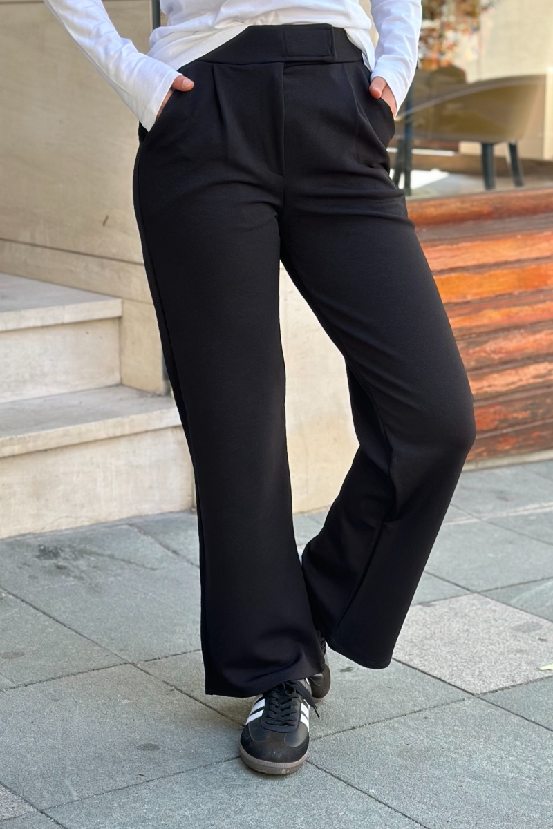 Kante Siyah Pantolon