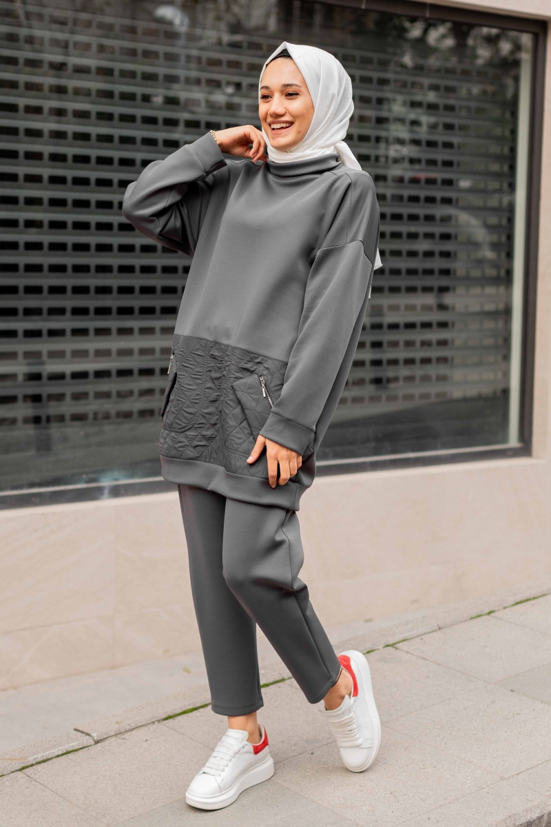 Kapitone Antrasit Takım