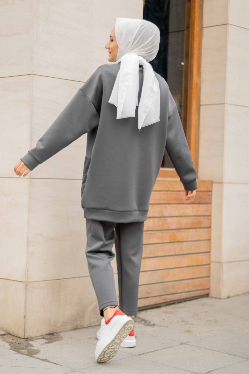 Kapitone Antrasit Takım