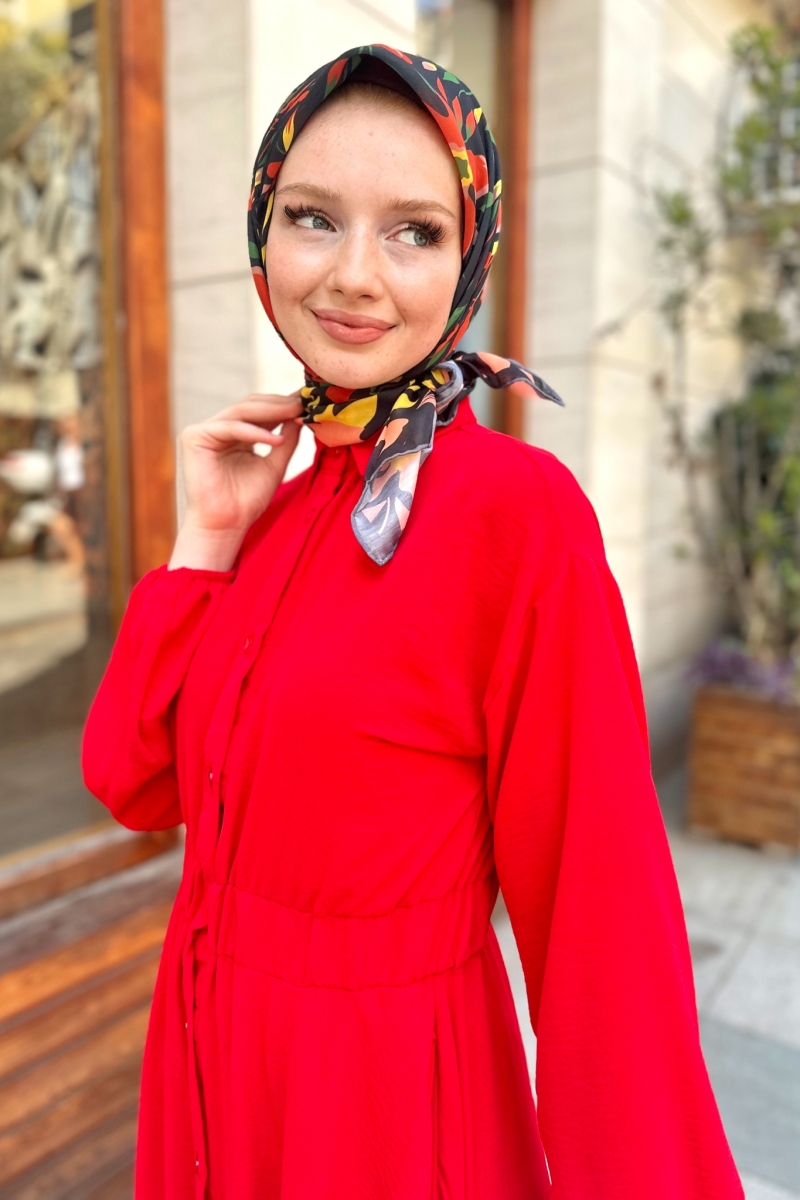 Karam Kırmızı Elbise