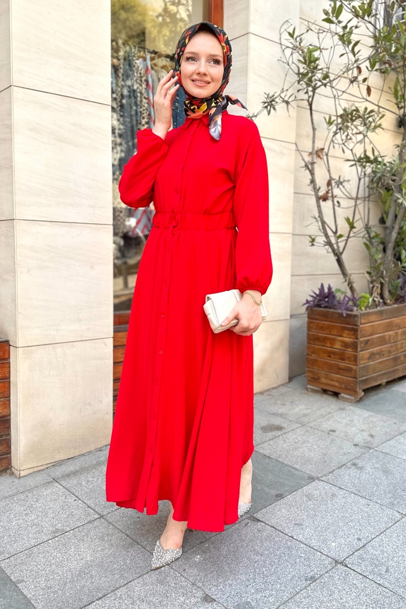 Karam Kırmızı Elbise