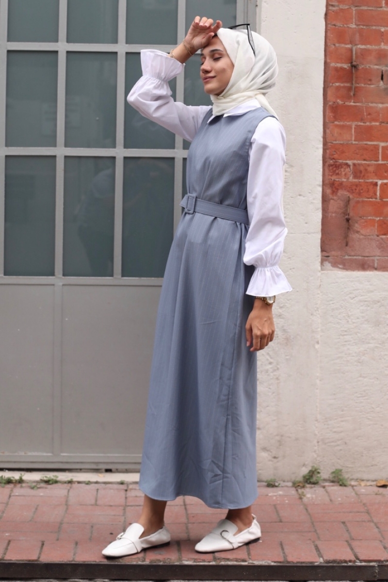 Karen Mavi Jile Bluz Kombin