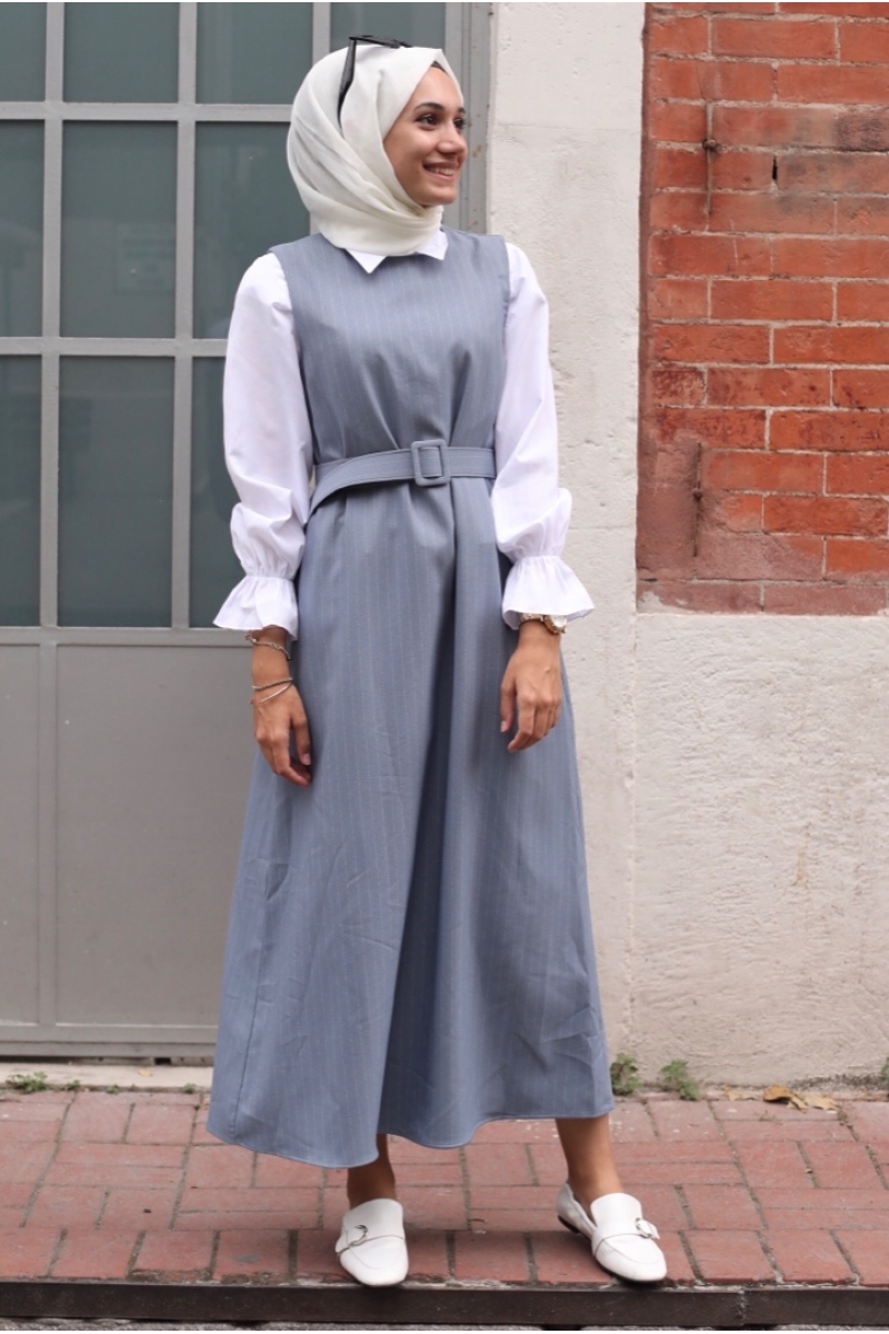 Karen Mavi Jile Bluz Kombin