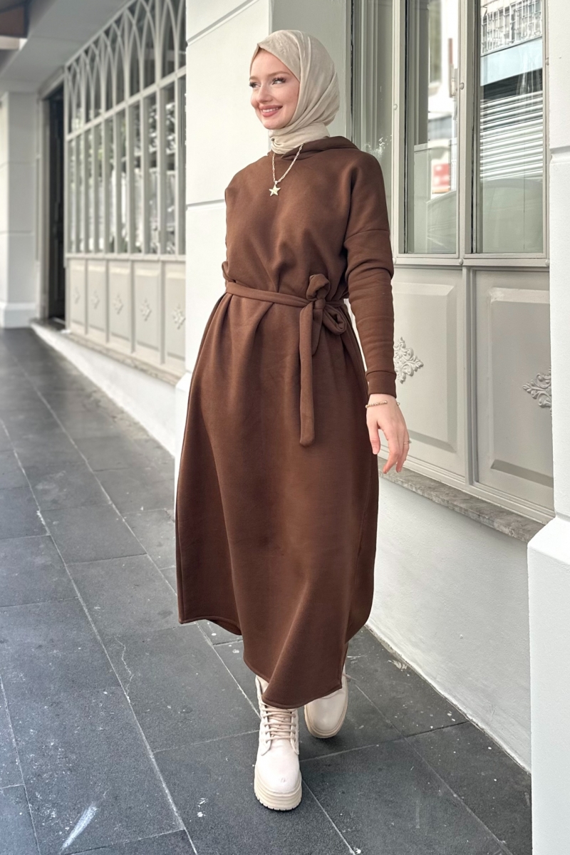 Kris Kahverengi Elbise
