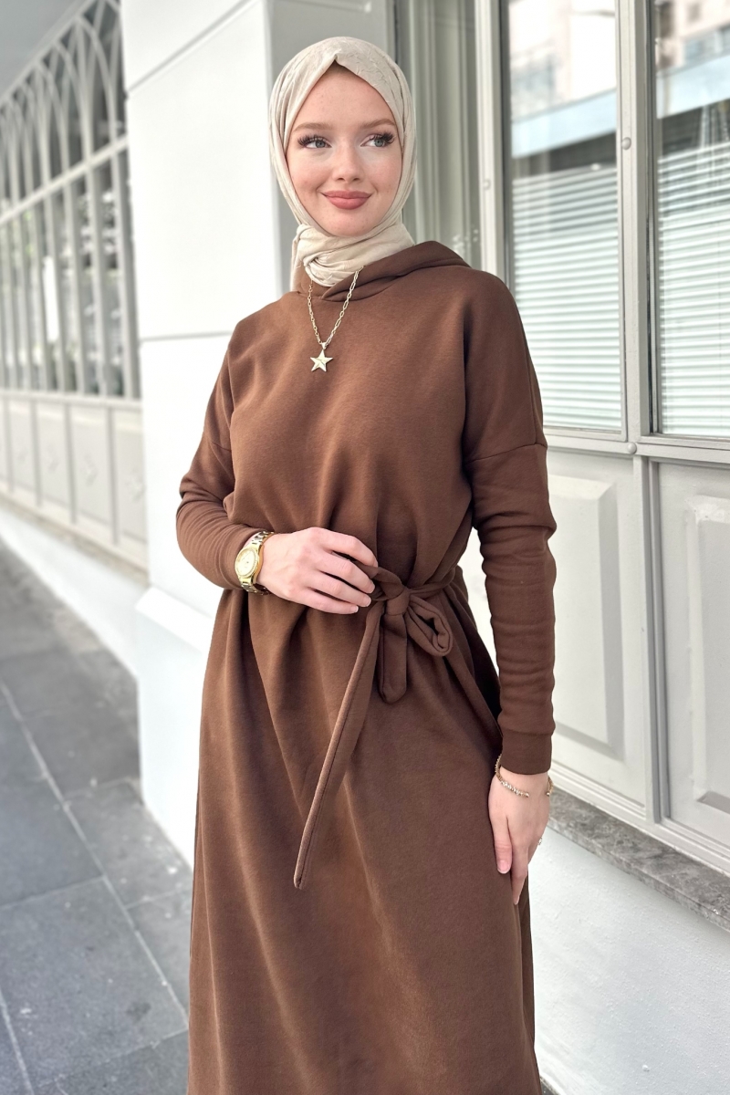 Kris Kahverengi Elbise