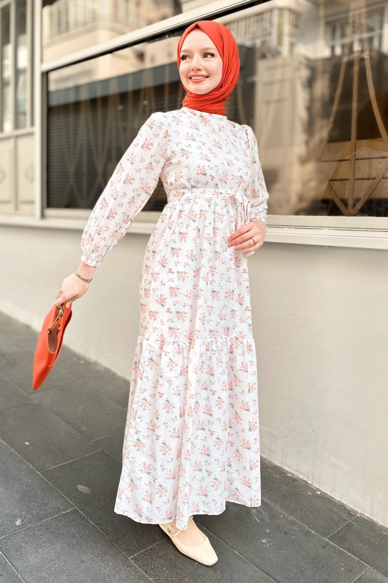 Krista Turuncu Elbise