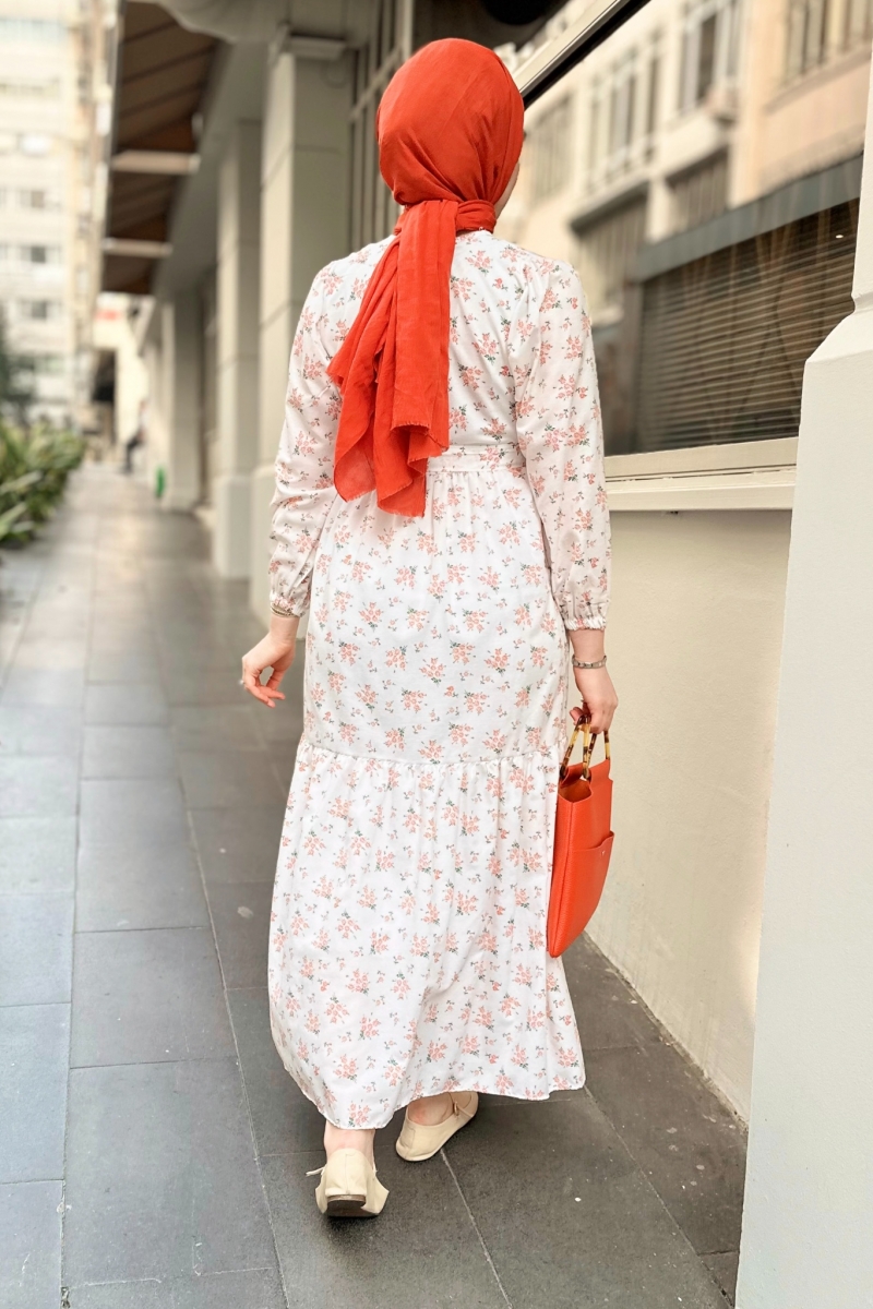 Krista Turuncu Elbise