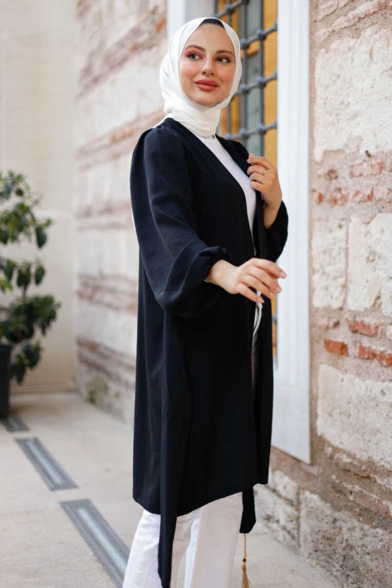 Kuvars Siyah Kimono