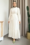 Lagom Ekru Elbise