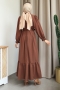 Lagom Kahverengi Elbise