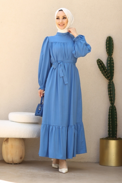 Lagom Mavi Elbise
