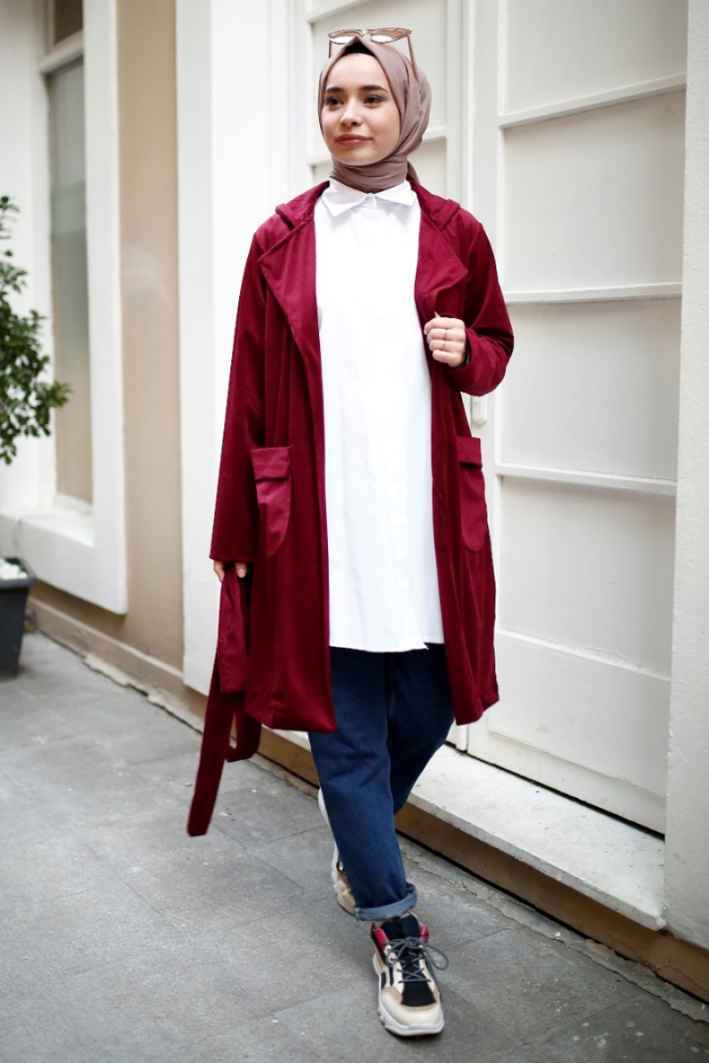 Lahor Bordo Trençkot