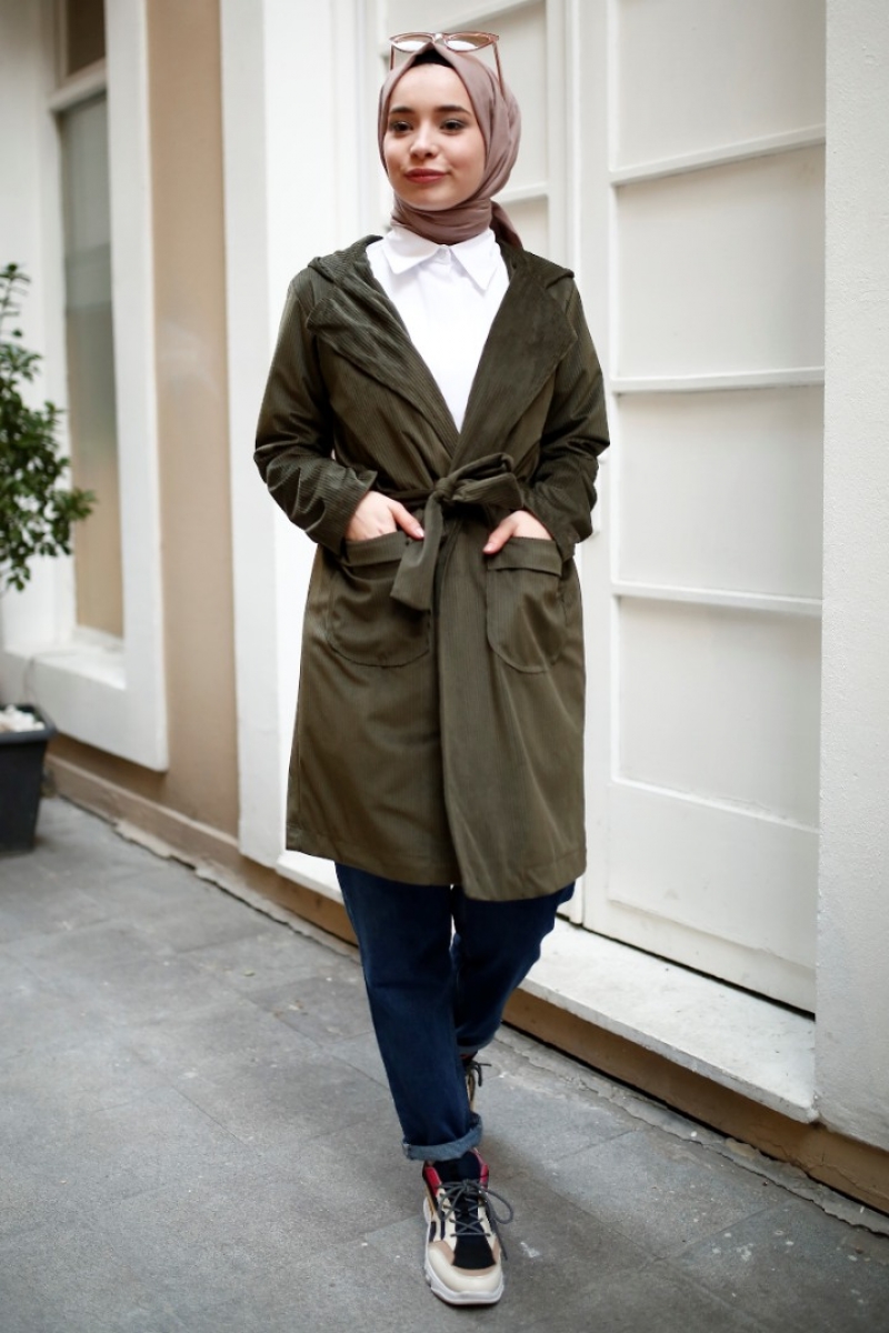 Lahor Haki Trençkot