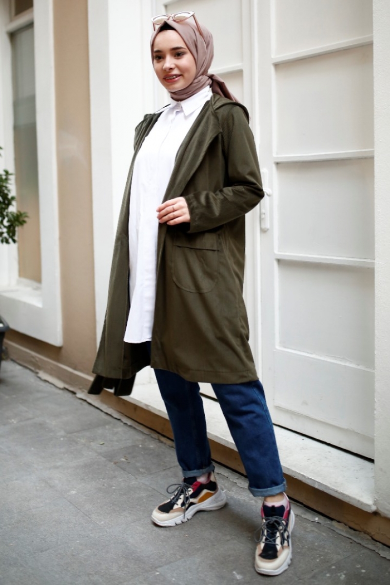 Lahor Haki Trençkot