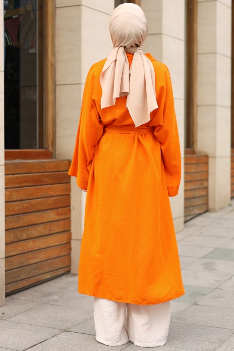 Lalin Turuncu Kimono