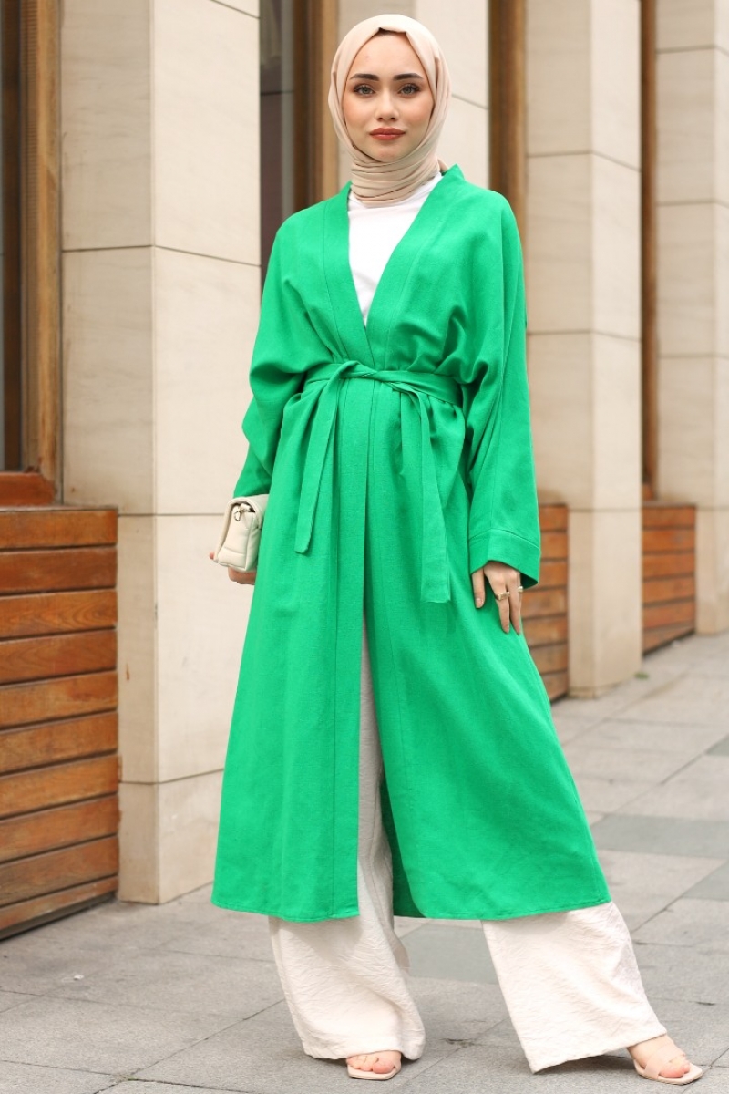 Lalin Yeşil Kimono