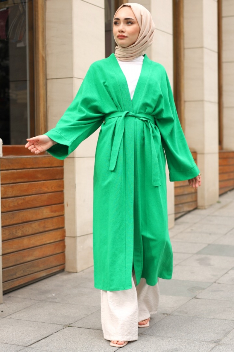 Lalin Yeşil Kimono