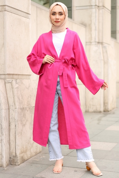 Lalin Pembe Kimono