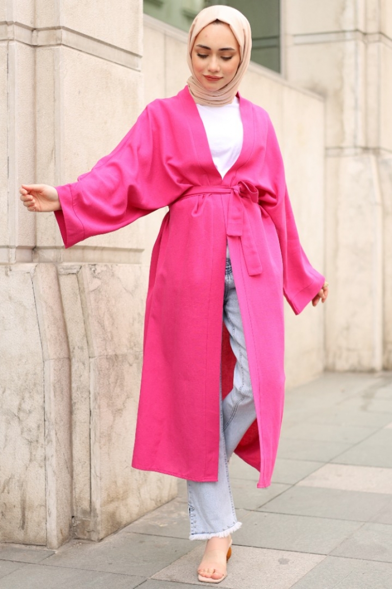 Lalin Pembe Kimono