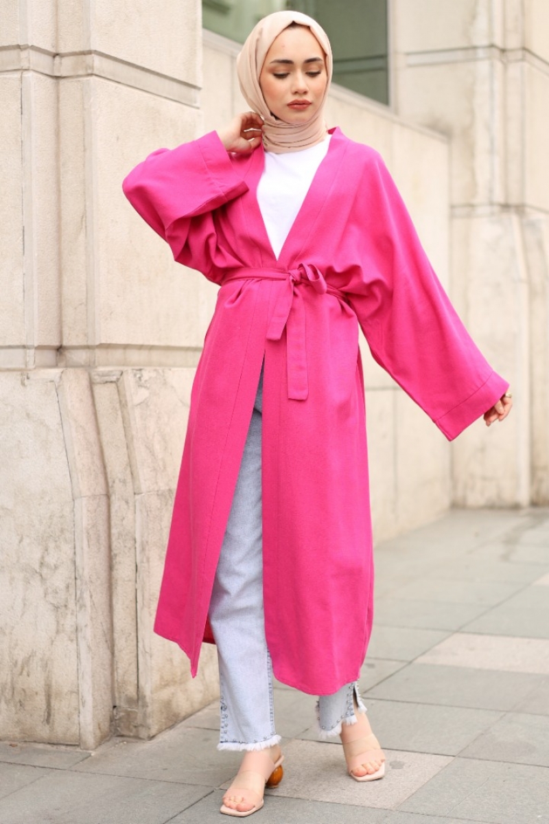 Lalin Pembe Kimono