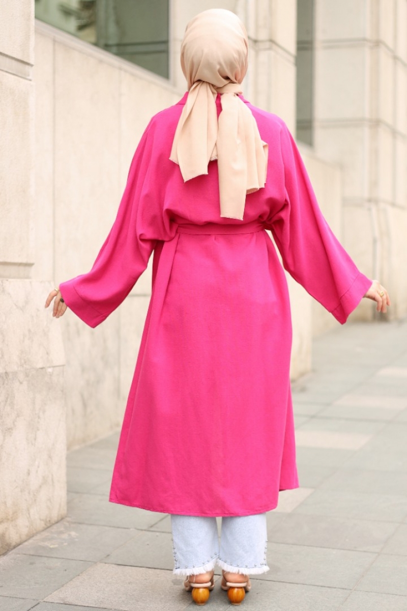 Lalin Pembe Kimono