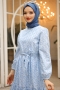 Landy Mavi Elbise