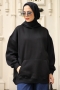 Laora Siyah Sweat