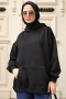 Laora Siyah Sweat